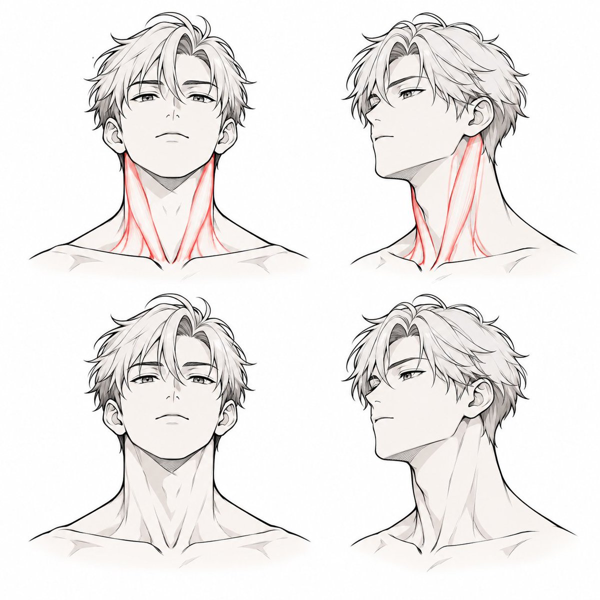 oldmanlux's tweet photo. Understand the neck before adding detail. https://t.co/lQnwV1z9yP
