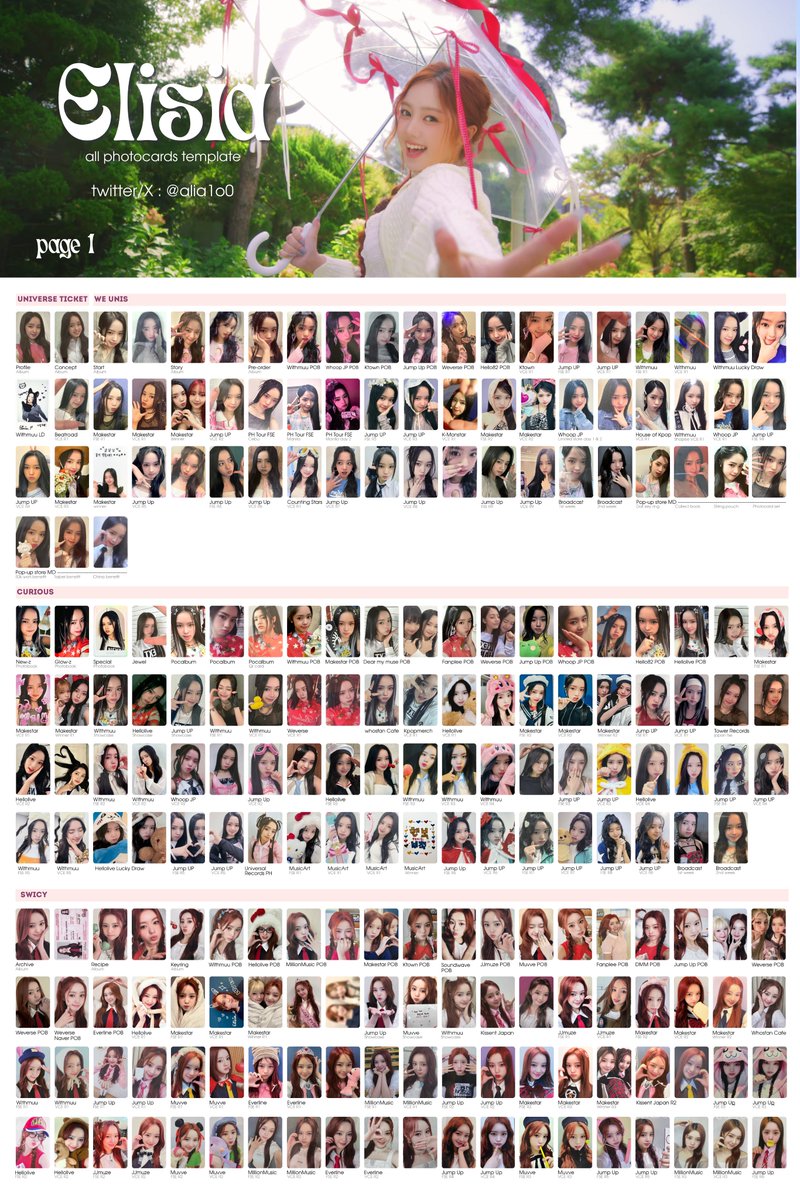 alia1o0's tweet photo. [ UNIS ] ALL PHOTOCARDS TEMPLATE WISHLIST  

better quality : https://t.co/pmywh2Y92g 

#YUNHA #방윤하 
#ELISIA #엘리시아 

#UNIS #유니스 #UNI_Story https://t.co/ZRAwcxfUAl