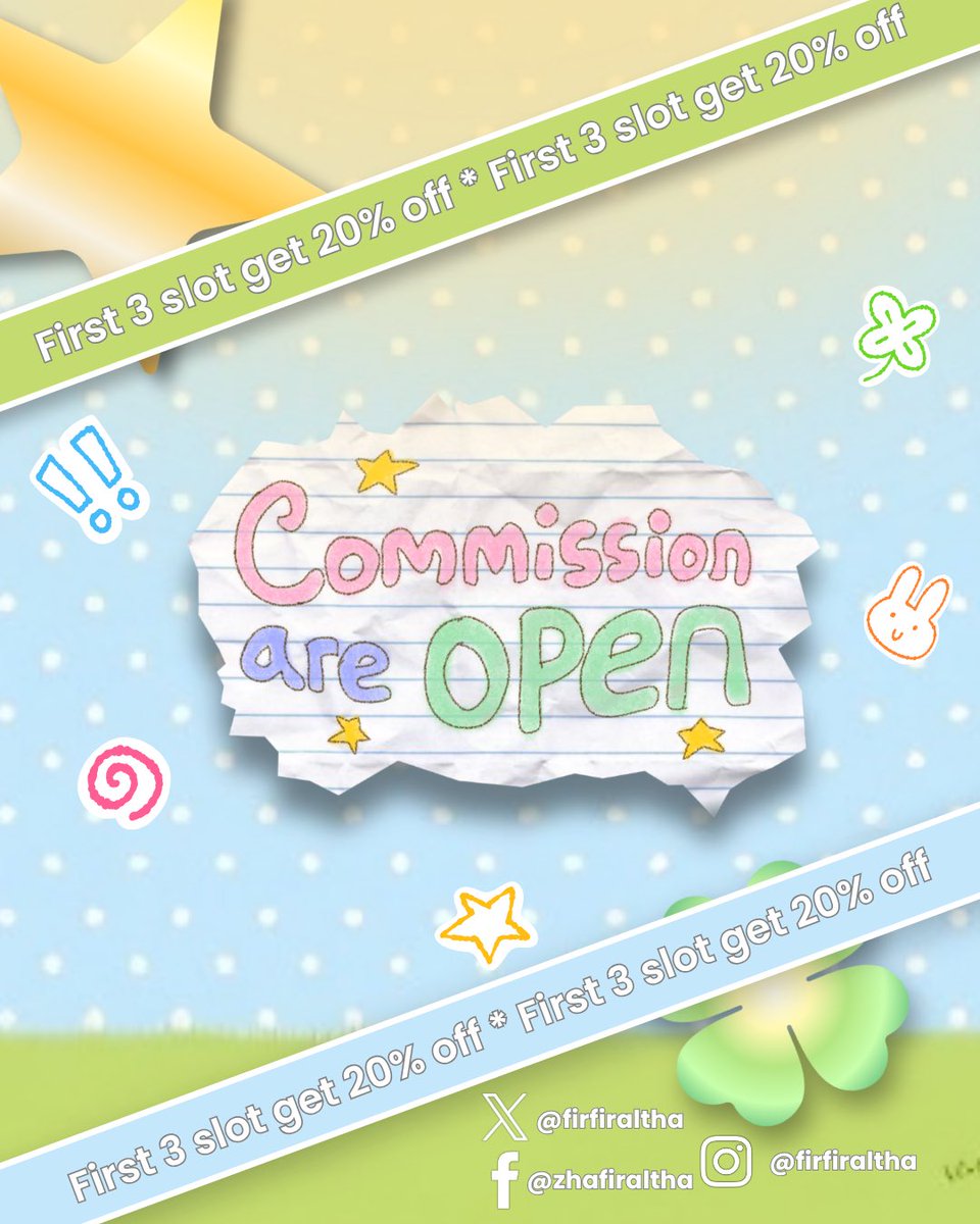 firfiraltha's tweet photo. commissions are open!!💥💥

i'm currently taking a few commission slots <3
feel free to dm me if you're interested or wanna ask anything!
would rlly appreciate a share/repost too :DD
tysm for supporting my art!! #commission #artdigital #artwork #procreate #artist #forsale https://t.co/c2aI8AMjSD