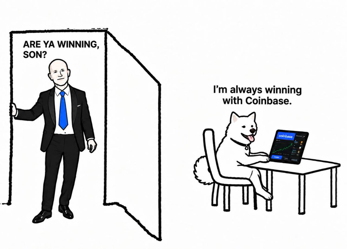 RussellDogCTO's tweet photo. Winning is a daily activity w @coinbase 👀 https://t.co/YUipLTszM6