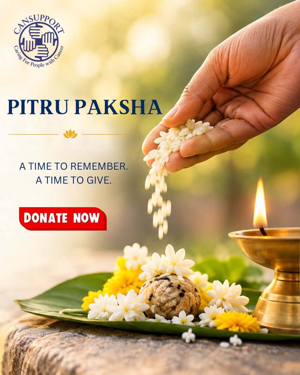 CanSupportND's tweet photo. This Pitru Paksha, turn remembrance into an act of compassion. 

₹2,000 can provide a Ration Kit for a family living with advanced cancer.

Honour your loved ones by giving food, dignity &amp; care to a family in need.

https://t.co/1WVESpA9Vc

#PitruPaksha #CanSupport https://t.co/AuhRjjX1T5