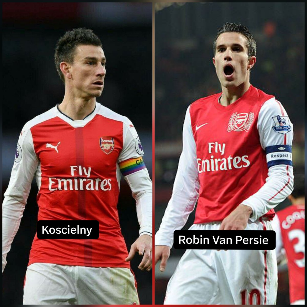 GunnersReplay's tweet photo. Arsenal fans only. 🔴⚪️

Koscielny or Van Persie?

Who betrayed us when we needed them most—and who deserves a proper Arsenal farewell or standing ovation?

Who gets your respect? 👀 https://t.co/NP3h62qJN0