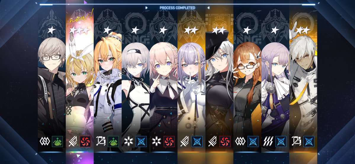 akarinn_105's tweet photo. テスト勉強投げ出してガチャ回した‼️キャラと本合わせて60連🤩
最近どのゲームでも運悪かったから不安だったけど、出てくれて安心。あとは、クロとカノンちゃんのために石貯めます https://t.co/eJctCo9beR