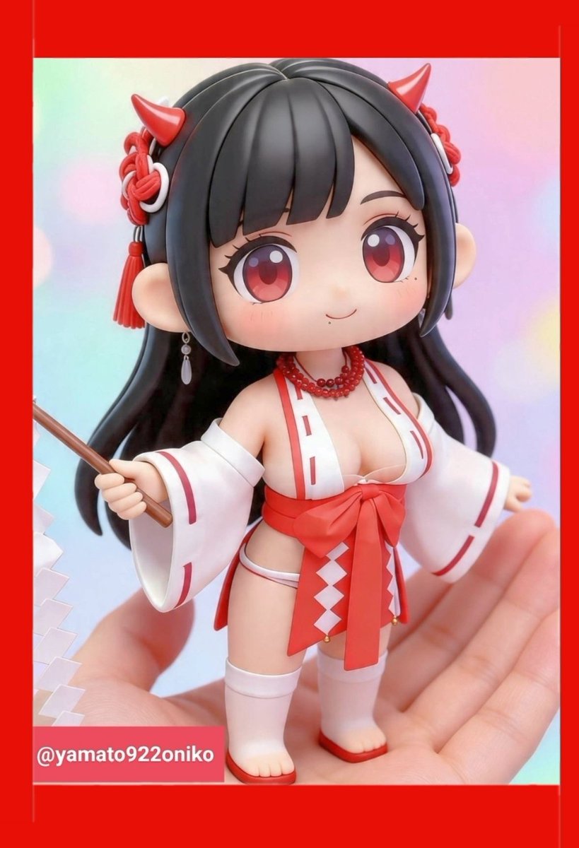 yamato922oniko's tweet photo. 【🎌⛩️👹♥ #鬼ファンアート♥👹 ⛩️ 🎌】

わーーーーーー♥️
うれしいいいい♥️
かわいいいいい♥️

ちょこのりおにこ (？)
こういう🎁すごく励みになります😭♥️

この鬼に、何年も変わらずに
着いて来てくれて
本当にありがとうございます…( ; _ ; )♡

でも、鬼の目は紫だゆ♡( ; _ ; )👍♡感謝♡ https://t.co/A6l3UeRO18