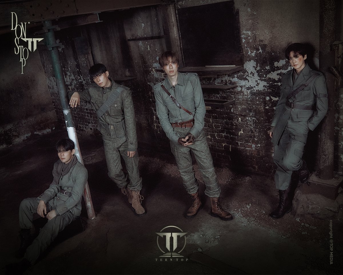 TEEN_TOP's tweet photo. TEEN TOP
[DON'T STOP]
Concept Photo I (Group)

RELEASE DATE
2026.10.15 6PM (KST)

#CHUNJI #천지 #NIEL #니엘
#RICKY #리키 #CHANGJO #창조
#TEENTOP #틴탑
#DONTSTOP https://t.co/PMR7EjDDpE