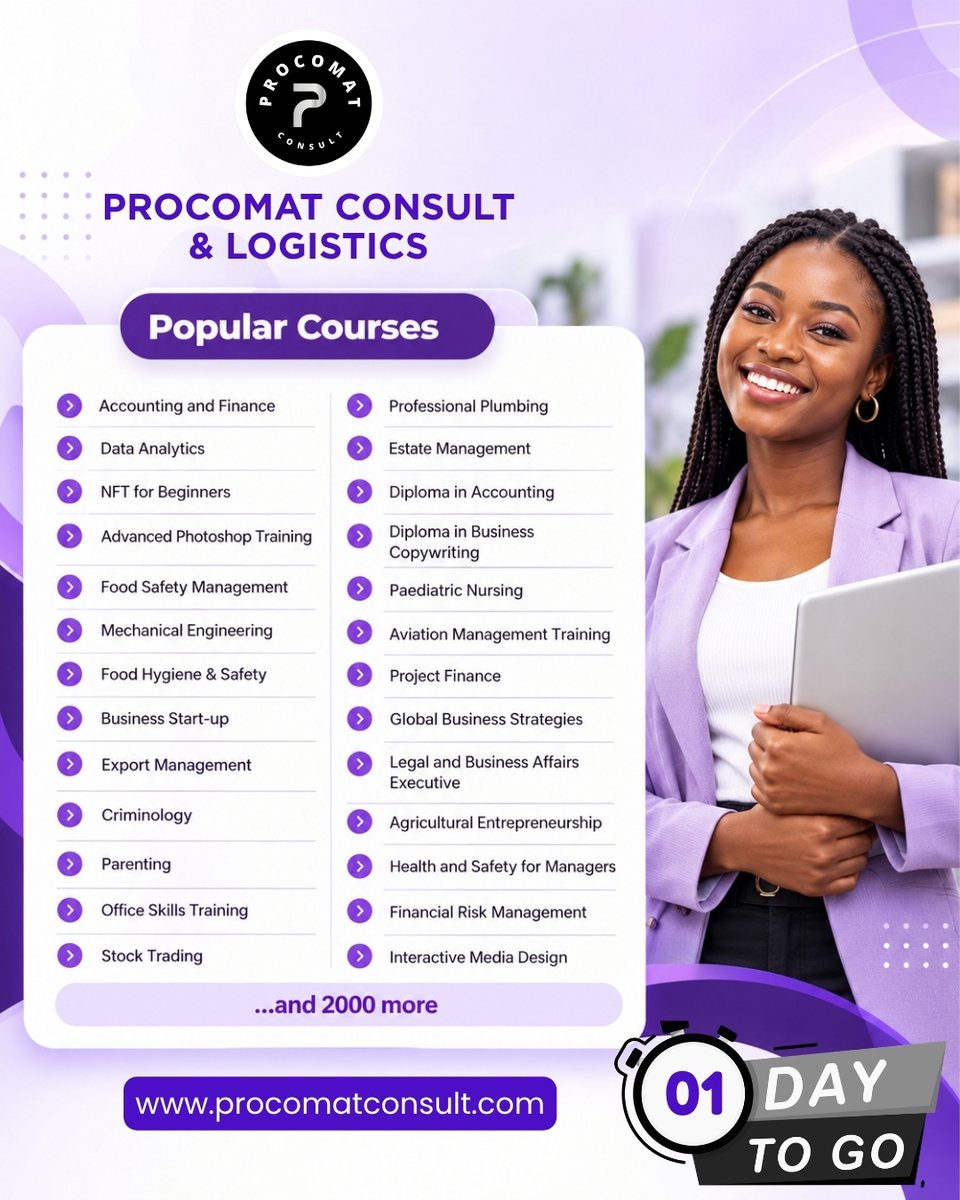 ProcomatConsult's tweet photo. Tomorrow is the day! The official launch of Procomat Academy is almost here.
Launch URL: https://t.co/Pm9xSCFJFu
Meeting ID: 862 5463 9245
Passcode: 980860

#ProcomatAcademy #1DayToGo #LaunchingTomorrow #OnlineCourses #ProfessionalDevelopment #CareerGrowth #OnlineLearning #CPDQS https://t.co/tYcBeSV5eh