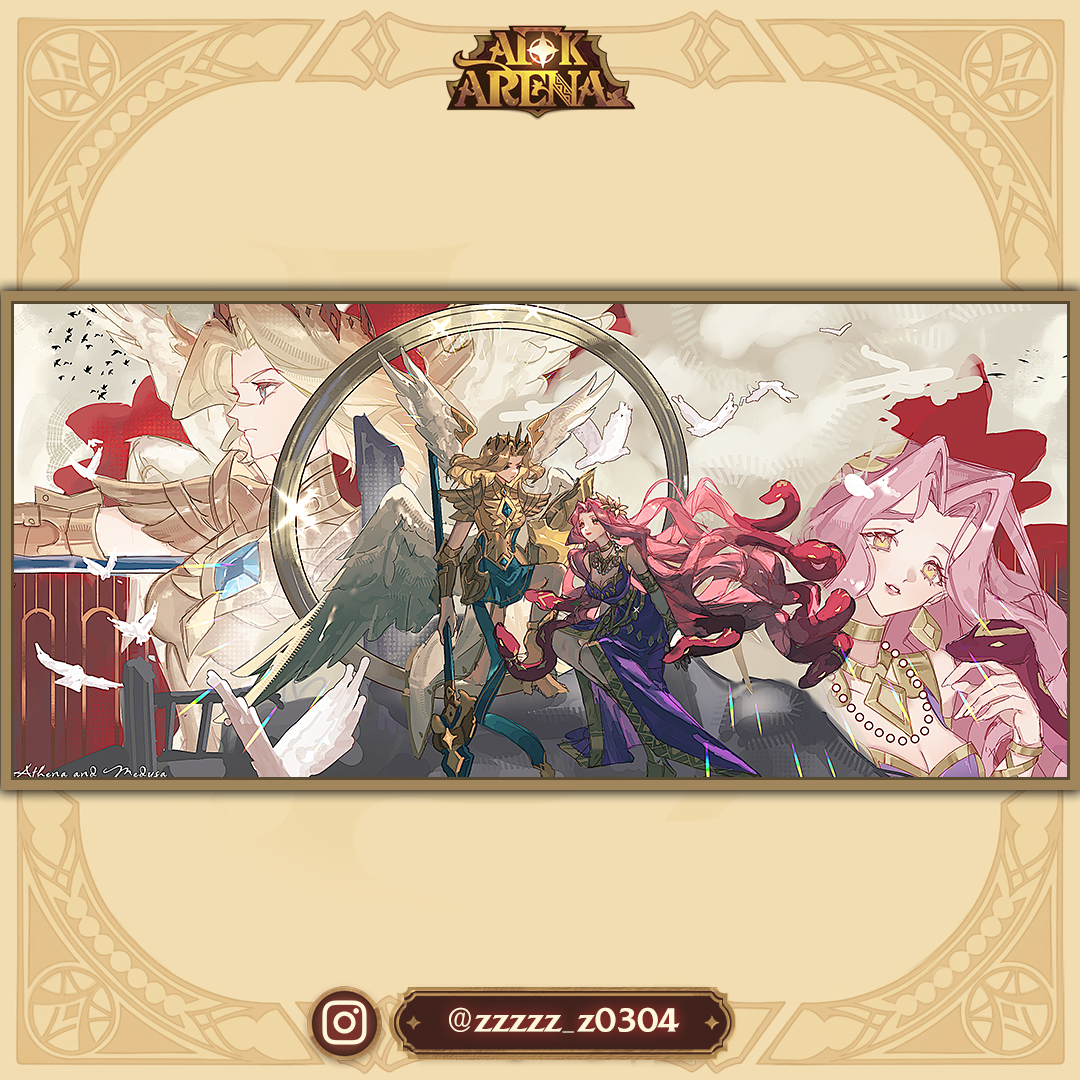 AFK_Arena's tweet photo. [3/7] Two more stunning hero portraits from our creators!

Thank you so much for sharing your fresh takes on the Esperian heroes 🙌

Submit your AFK Art: https://t.co/ZBoqEYV7hO https://t.co/h2VjCCBO2c