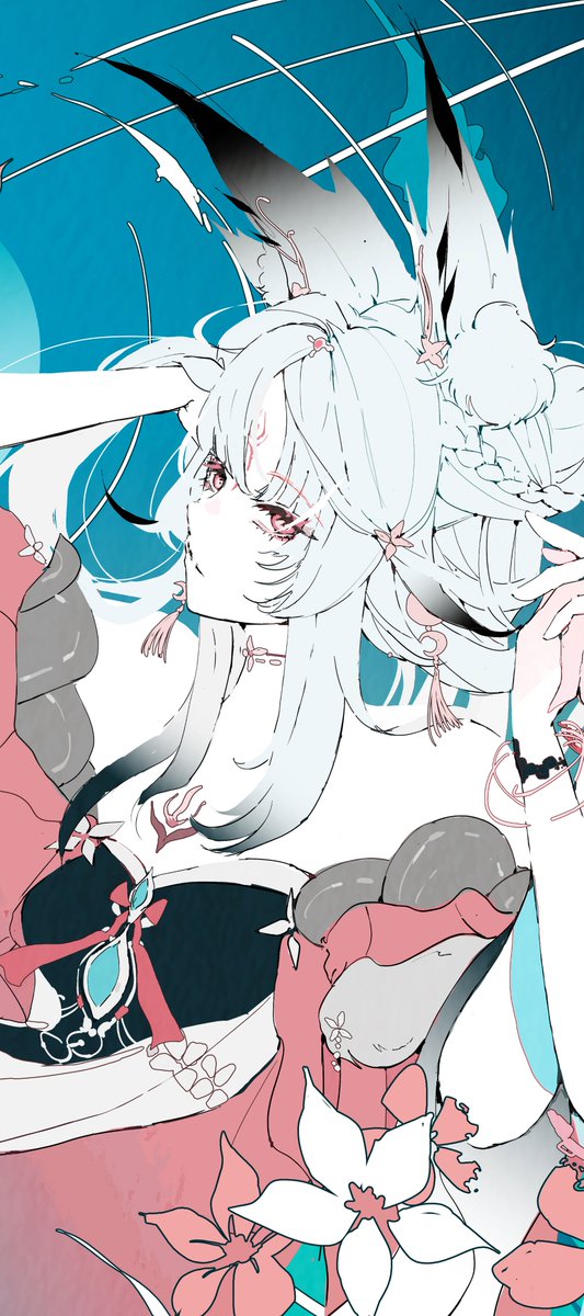 nocopyrightgirl's tweet photo. 鳴潮・心を描かせていただきました✏
イラストメイキングをYouTubeで公開中✏
#PR https://t.co/wcCOxkRxrK