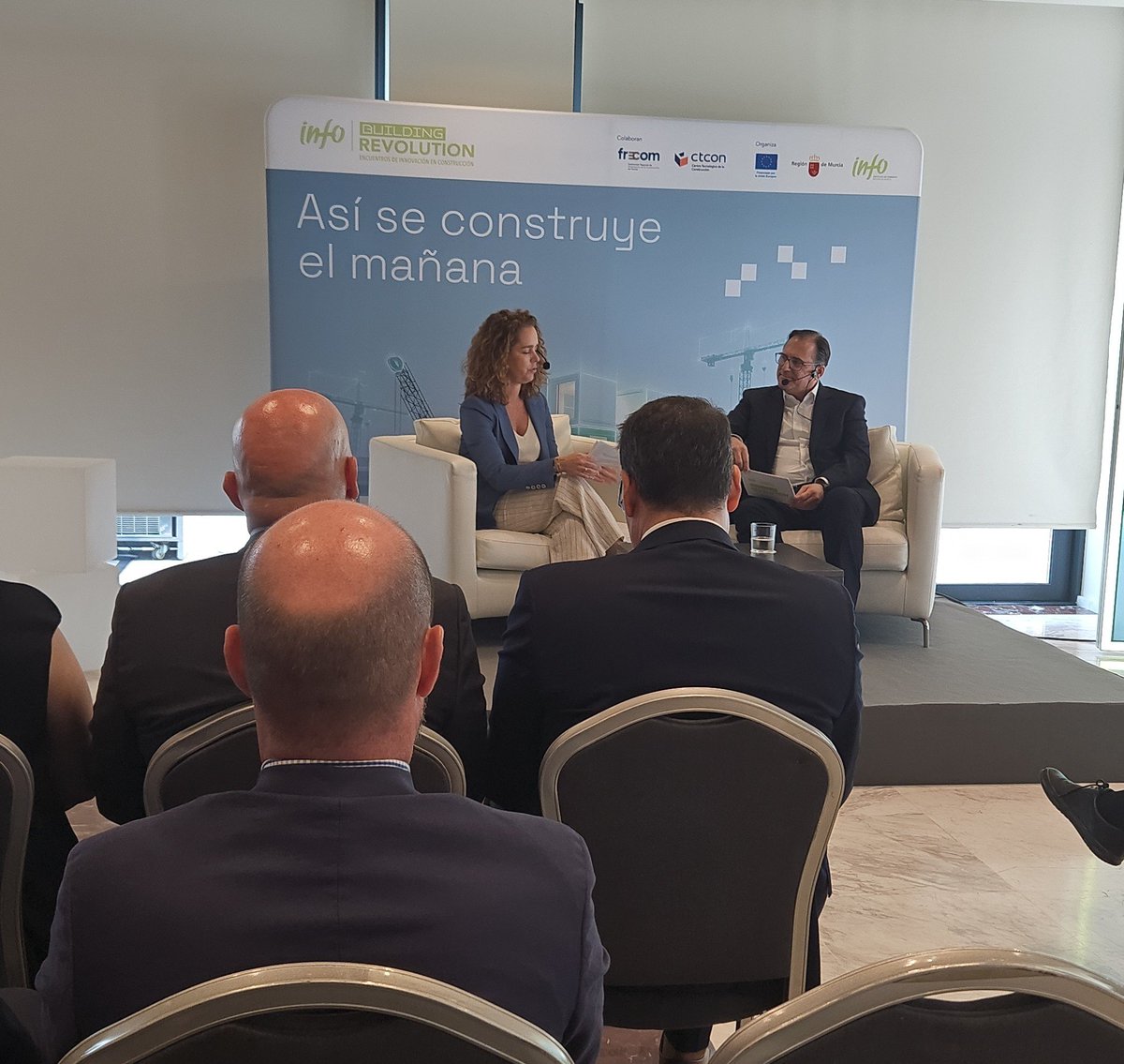 CTCON's tweet photo. La industrialización hoy es el eje central de Building Revolution con Patricia Martinez de Sacir, apertura a cargo de nuestro Presidente Juan Luis Porrùa. @FRECOMMURCIA @infoRMurcia https://t.co/OFRM26LMKy