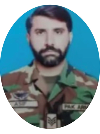 ANI's tweet photo. Mohammad Asif alias Hashim Moosa was born on 07 March 1980. He joined the Pakistan Army in 2000 under service number PA-3106947 and retired with the rank of Havildar. In 2005, Mohammad Asif was inducted into the Special Services Group (SSG). He served with 4 Commando “Yalgar” Battalion and was posted to Balochistan from 2006 onward. During his deployment in Balochistan, he reportedly participated in approximately 10 operations against Baloch insurgents and is credited with 13 personal kills. Between 2006 and 2009, Mohammad Asif also served as a member of the VVIP Security Team of former Pakistani President Pervez Musharraf: Sources