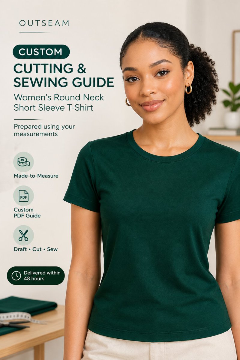 Outseam_io's tweet photo. Get your step-by-step cutting &amp; sewing written guide for this round neck regular short sleeve T-Shirt!

https://t.co/z7jHpapYOE

Help retweet for someone who needs it

#madetowear #madetomeasure #customguide #patterndrafting #patternmaking #sewingpattern #diy #diyfashion https://t.co/wNJ0v8nseW
