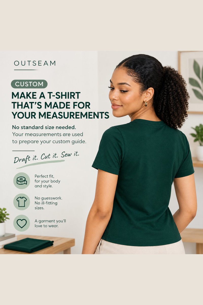 Outseam_io's tweet photo. Get your step-by-step cutting &amp; sewing written guide for this round neck regular short sleeve T-Shirt!

https://t.co/z7jHpapYOE

Help retweet for someone who needs it

#madetowear #madetomeasure #customguide #patterndrafting #patternmaking #sewingpattern #diy #diyfashion https://t.co/wNJ0v8nseW
