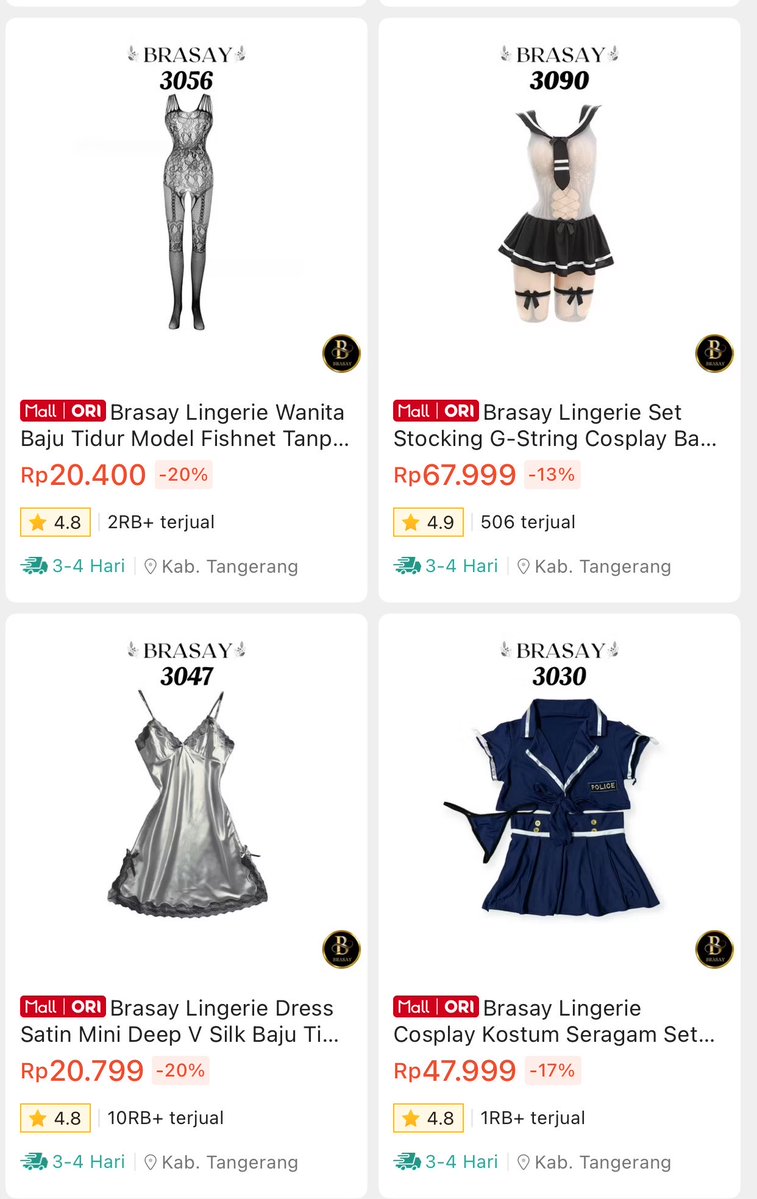 xabiruni's tweet photo. GILA…. 20 RIBUAN DAPAT BEGINIAN ?😭💖

Yang suka koleksi lingerie cantik, jangan sampai kelewatan yang satu ini 👀✨

Modelnya banyak buangettt, &amp; harganya masih aman dikantong 🔥🛒

Spill donk, kalau kalian nemu yang lebih gemes lagi 👇 https://t.co/DmqONNcP5n