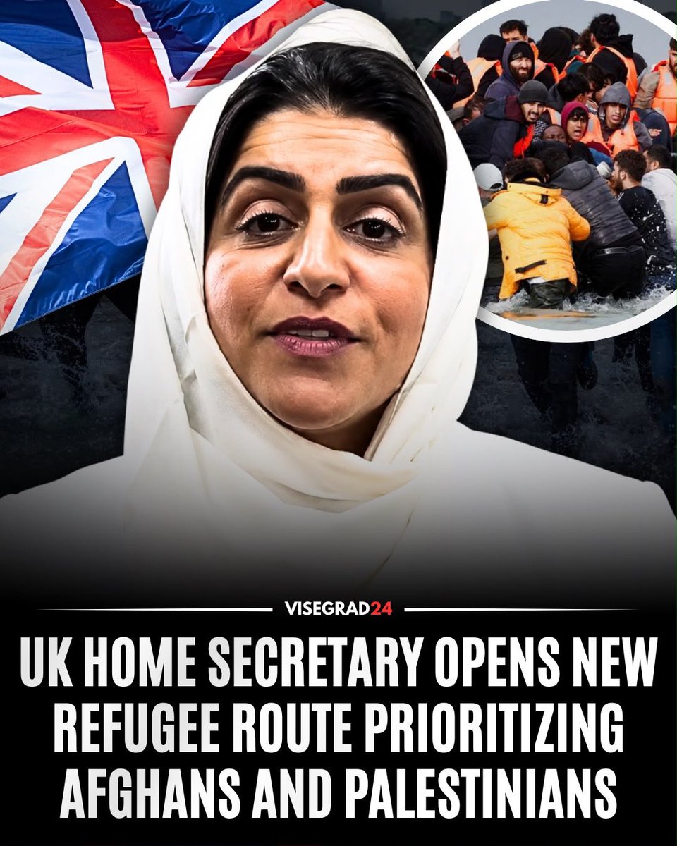 visegrad24's tweet photo. UK Home Secretary Shabana Mahmood is set to reopen the UK Resettlement Scheme, with Afghan and Palestinian refugees among those given priority.

Those admitted through the scheme will be allowed to live permanently in the UK and will be put on a five-year path to British citizenship.

The announcement came on the same day that five men were arrested near RAF Fairford on suspicion of preparing a terrorist act and offenses.

RAF Fairford hosts U.S. Air Force personnel and has been used by American B-1 and B-52 bombers in operations involving Iran.