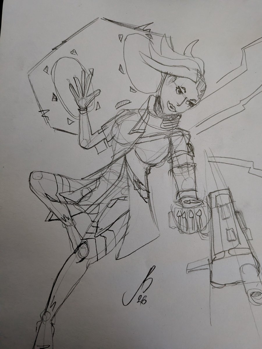 Gr4ffis's tweet photo. Something different for today's sketch Sombra from Overwatch https://t.co/DxaMLFd2iE