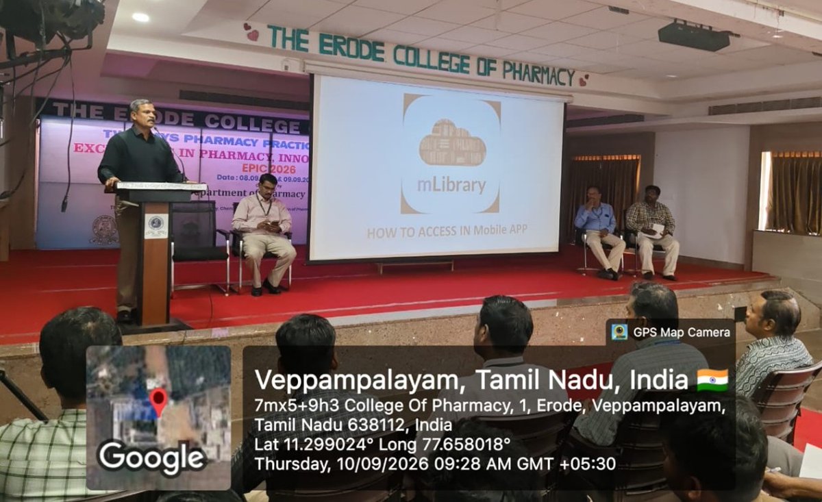ecperode's tweet photo. Training session on accessing Bentham e-Journals via the Knimbus platform successfully conducted at The Erode College of Pharmacy, Erode, with practical guidance on e-resources, literature search and research access. https://t.co/TRwu61ucm1
