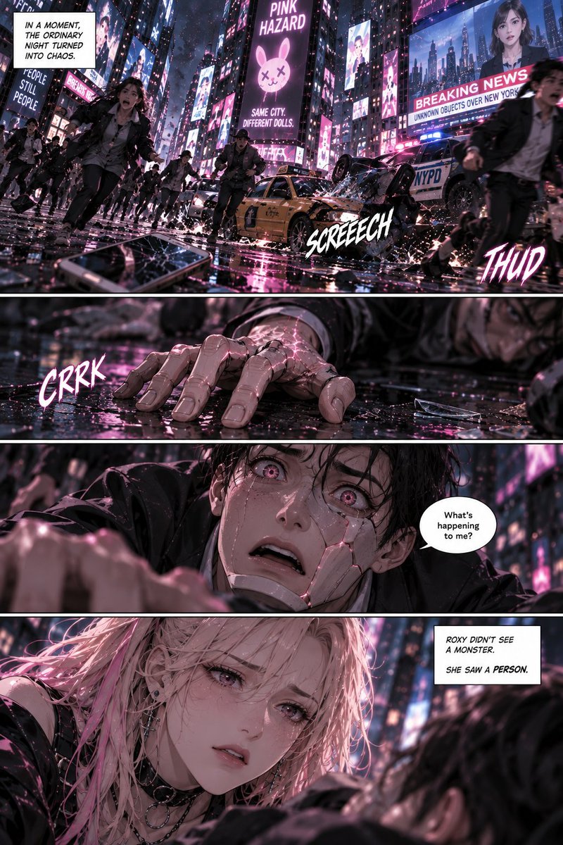 JaehoYangAuthor's tweet photo. 🩷 The virus was supposed to control everyone.
But Roxy didn’t obey.
Now the infection has given her something far more dangerous—freedom.
📖 PINK HAZARD
Available on Amazon Kindle, Apple Books &amp; Rakuten Kobo.
#PinkHazard #AmazonKindle #AppleBooks #Kobo #SciFiComics #Cyberpunk https://t.co/ipBTgC0mXV
