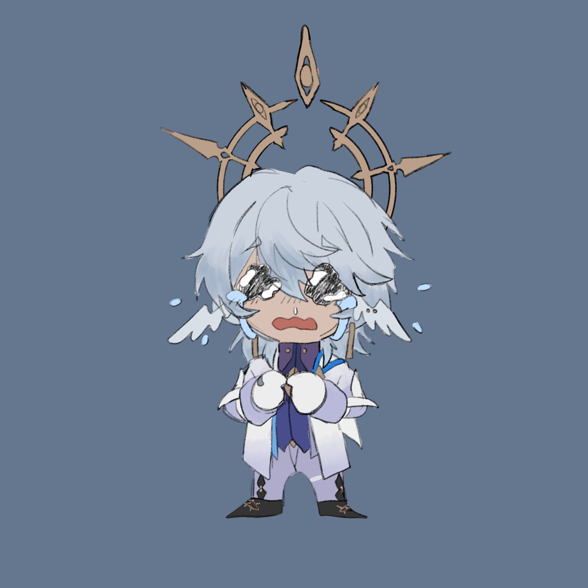 valintiino's tweet photo. if anyone would like some tangible little guys, im selling these 2" (50.8 mm) chuds as keychains/phone charms for $5 each plus shipping n tax. help a mf out 🩶 #argenti #sunday #honkaistarrail 
https://t.co/vXUvFwgDfV https://t.co/MzIIj4gCzm
