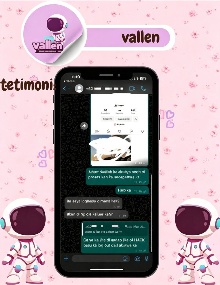 moisluo's tweet photo. JASA PEMULIHAN AKUN / HAPUS AKUN SOSMED RESMI

🌸 JASA LACAK LOKASI
🌸 PULIHKAN CHAT WA LAMA
🌸 SADAP WA/IG
🌸 LACAK HP HILANG BY NO HP / IMEI
🌸 JASA UNSUS AKUN/UNSUSPEND
🌸 JASA HACK/BALIKIN AKUN EMAIL,IG,WA,TWITER/X, FB,TIKTOK,LINE

FAST PROSES &amp; ORDER WA DI BIO
#zonauang https://t.co/ggAZWZjzf7