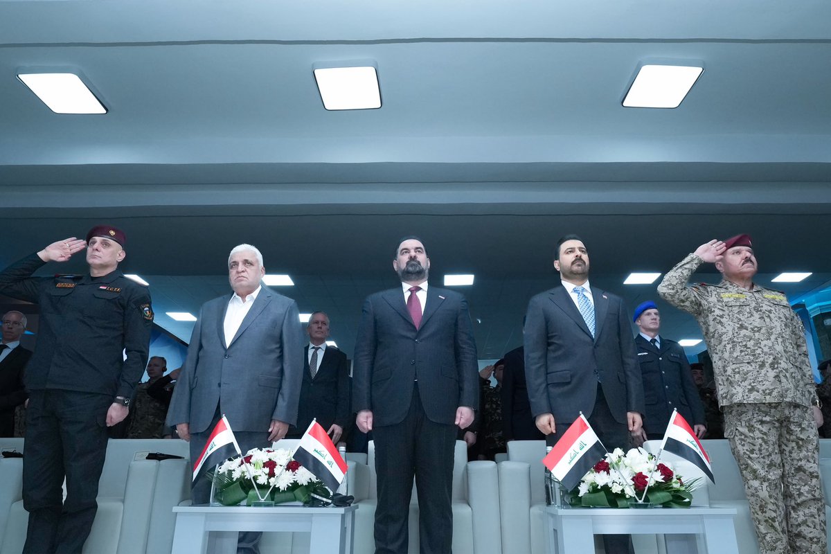 mediaofspeaker's tweet photo. رئيس مجلس النواب السيد هيبت الحلبوسي يحضر الحفل الرسمي الذي أقامه مكتب القائد العام للقوات المسلحة في العاصمة بغداد بمناسبة يوم السيادة 30 أيلول 2026، وانتهاء مهام قوات التحالف الدولي لمحاربة داعش في العراق، بحضور قائد قوات التحالف، وقادة مختلف الصنوف العسكرية والتشكيلات الأمنية. https://t.co/xqhl0SzggH