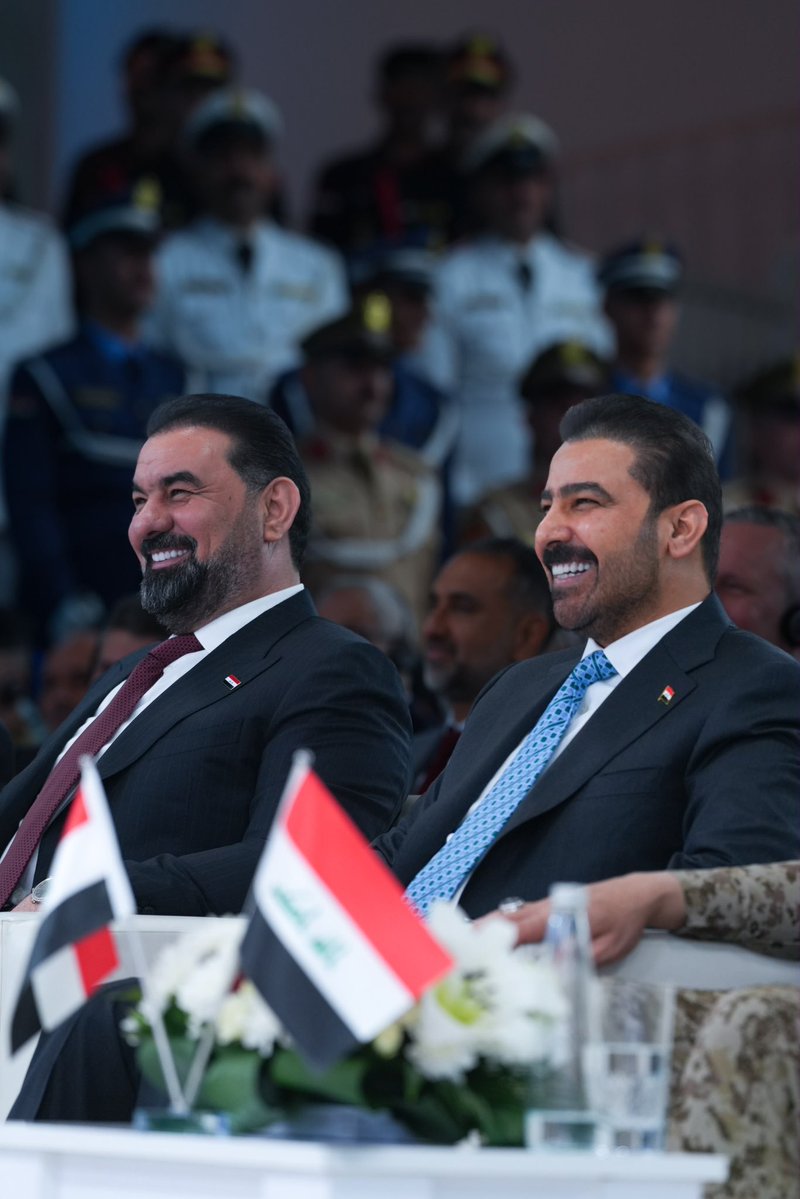 mediaofspeaker's tweet photo. رئيس مجلس النواب السيد هيبت الحلبوسي يحضر الحفل الرسمي الذي أقامه مكتب القائد العام للقوات المسلحة في العاصمة بغداد بمناسبة يوم السيادة 30 أيلول 2026، وانتهاء مهام قوات التحالف الدولي لمحاربة داعش في العراق، بحضور قائد قوات التحالف، وقادة مختلف الصنوف العسكرية والتشكيلات الأمنية. https://t.co/xqhl0SzggH
