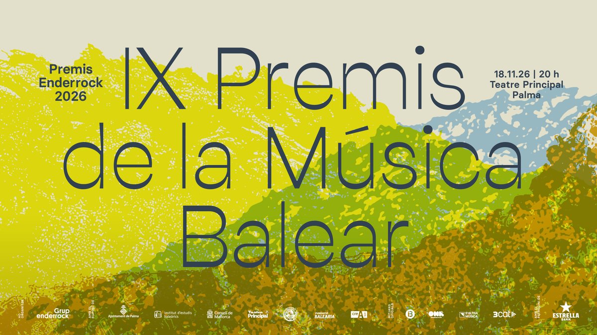 enderrock's tweet photo. 💥 Ja tenim aquí els finalistes dels #PremisBalears26 per votació popular! 💥

🔸 Els artistes més votats han estat @XanguitoGrup, @mariajaume_ i Pitxorines. A partir d’avui, s’obre la segona volta de votació popular. VOTA! 
🔗 https://t.co/EL9TpRBVlM https://t.co/pLz7yDdjUp