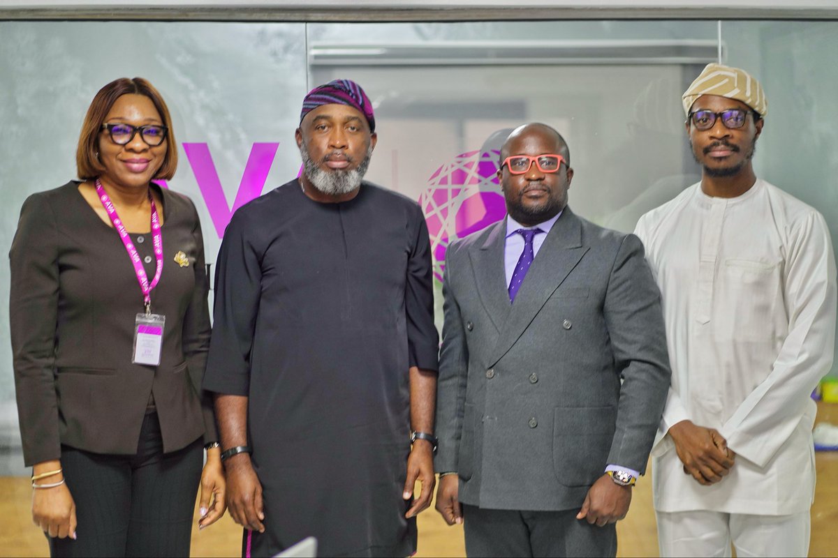 avacapitalplc's tweet photo. On Monday, September 28, the newly appointed MD of @BusinessDayNg, Mr. Oghenevwoke Ighure, and his team paid a courtesy visit to AVA Capital PLC.

Thank you to the BusinessDay team for the thoughtful exchange. We look forward to continued engagement.

#AVACapitalPLC #BusinessDay https://t.co/xsKZss2Ffa