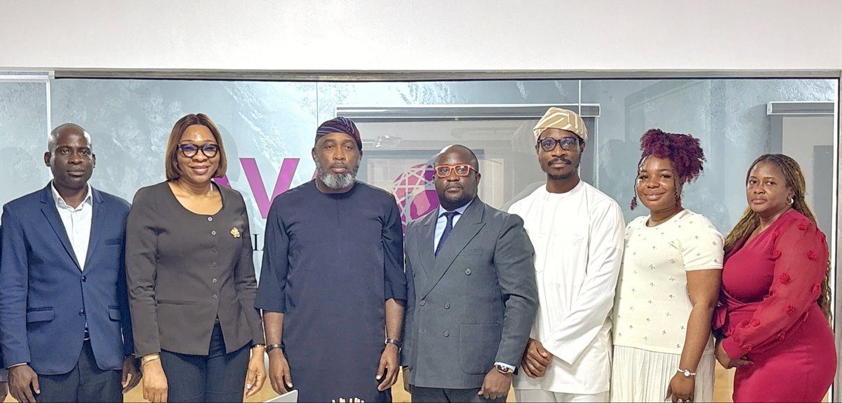 avacapitalplc's tweet photo. On Monday, September 28, the newly appointed MD of @BusinessDayNg, Mr. Oghenevwoke Ighure, and his team paid a courtesy visit to AVA Capital PLC.

Thank you to the BusinessDay team for the thoughtful exchange. We look forward to continued engagement.

#AVACapitalPLC #BusinessDay https://t.co/xsKZss2Ffa