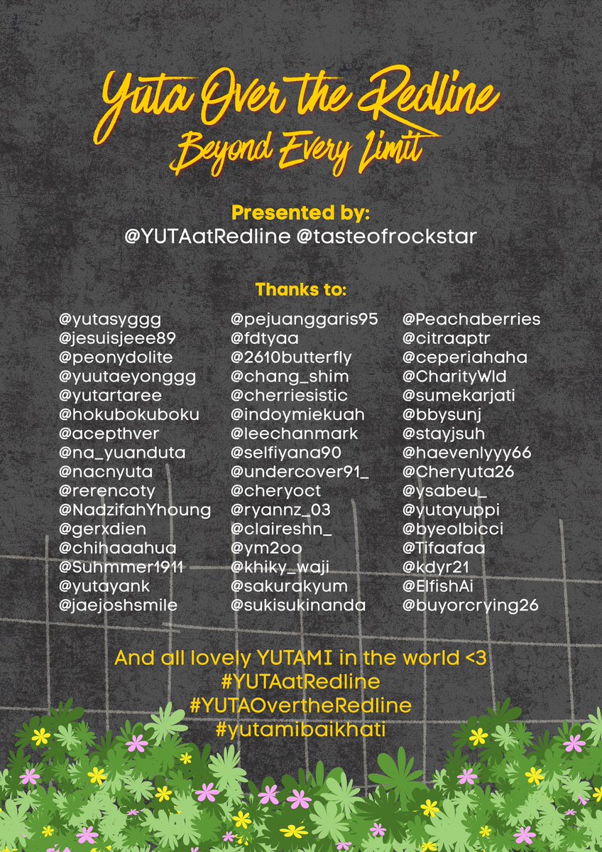 YUTAatRedline's tweet photo. 𝑶𝑽𝑬𝑹 𝑻𝑯𝑬 𝑹𝑬𝑫𝑳𝑰𝑵𝑬 𝑭𝑶𝑹 𝒀𝑼𝑻𝑨
Join our project &amp; grab the goodies!

🍪🥤 Food Support
🔴 Reflective Hachimaki [Limited]

Oct 3, 2026
🕗 08:00 AM onwards

Check the poster, and fill out the form below to claim your Hachimaki!
https://t.co/rSHRsw4FG5 https://t.co/cLcxAXY4aj