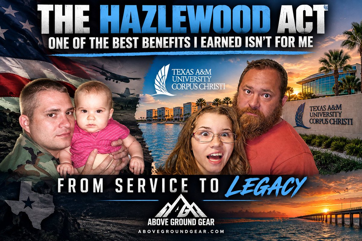 DainjaRuss33's tweet photo. That little girl I was holding while wearing the uniform?

She's now attending Texas A&M–Corpus Christi.

And through the Texas Hazlewood Legacy Program, my military service is still helping take care of her education.

From service to legacy. 🇺🇸

Veterans: know what you earned—and find out what benefits your state may offer your children.

Full story: https://t.co/AiBYB8TjqQ

#HazlewoodAct #Veterans #TAMUCC #VeteranBenefits