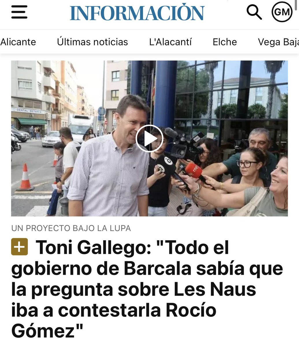 TriniAmoros's tweet photo. Nadie se cree que Rocío Gómez y Toni Gallego se intercambiaran la respuesta en el pleno sin que Barcala tuviera conocimiento
👉 El alcalde lo sabía, era consciente del chanchullo del reparto de los pisos entre los amigachos del PP y se está intentando reír de toda Alicante https://t.co/TvSitfGrz6
