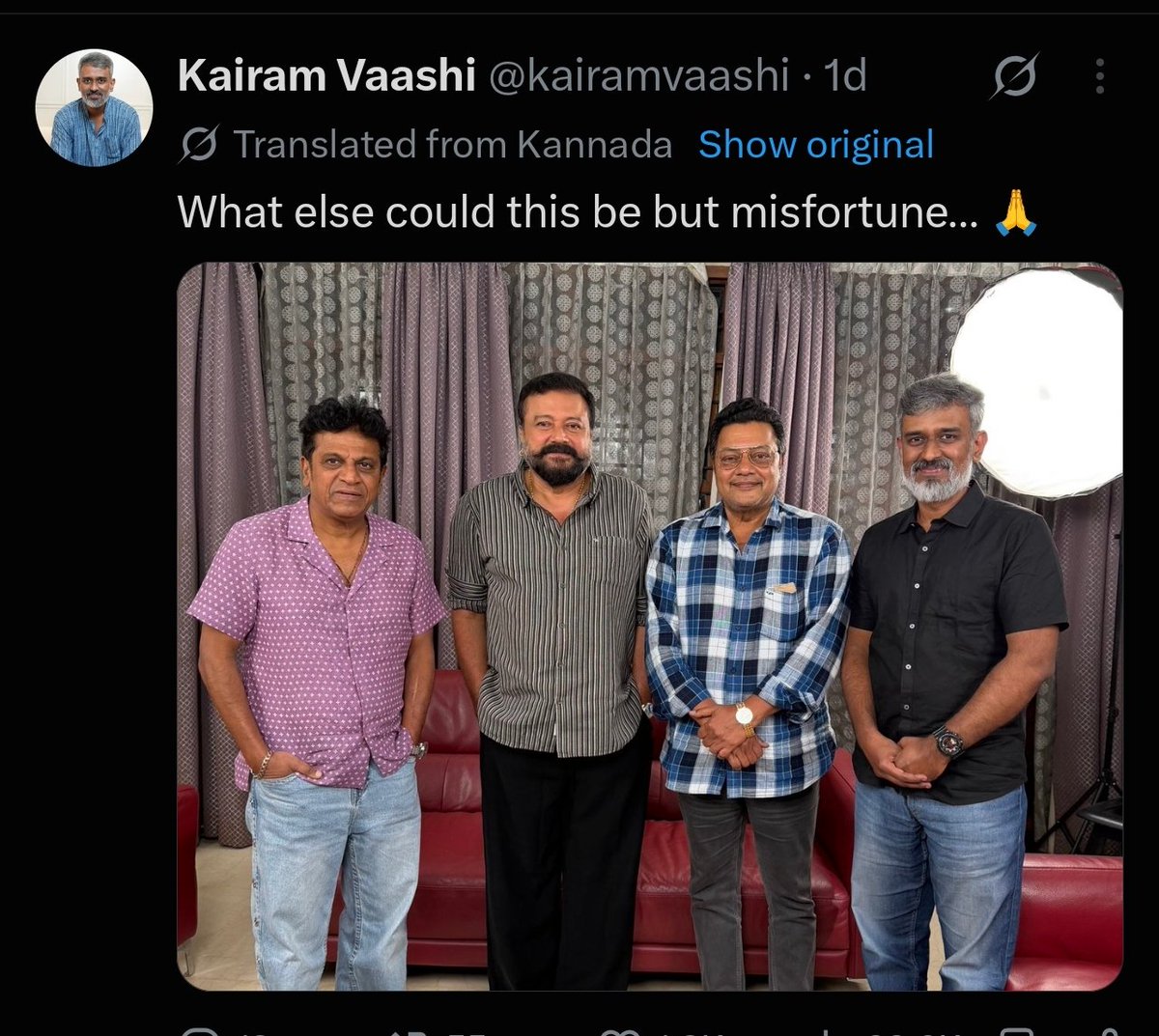 randommassy's tweet photo. @kairamvaashi Englees translation nodi bhaya aaithu https://t.co/CLv9usu6Oh