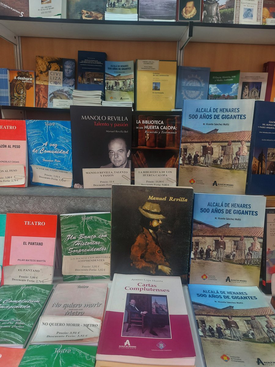 ManuelRevilla57's tweet photo. XL Edición de la Feria del Libro Antiguo y de Ocasión de #AlcalaDeHenares 2026

Por aquí estamos ... https://t.co/bjn3jvbIBQ
