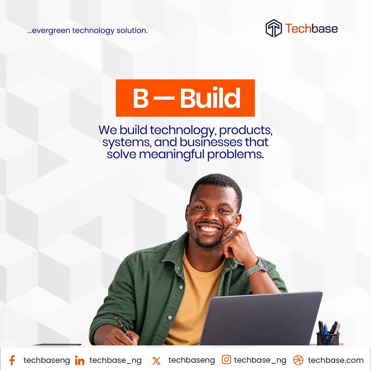techbase_ng's tweet photo. BASE isn't decoration, it's how we work.
Turning real problems into working solutions.
Four words. One base everything stands on.
#Techbase #BASE #TechSolutions #EvergreenTech https://t.co/XGOToQHLMf