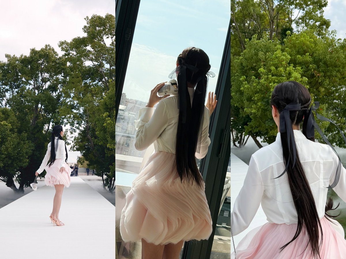 Jsooui103's tweet photo. Jisoo’s back view is literally a little bunny.🐰 https://t.co/B3nNBcmci3