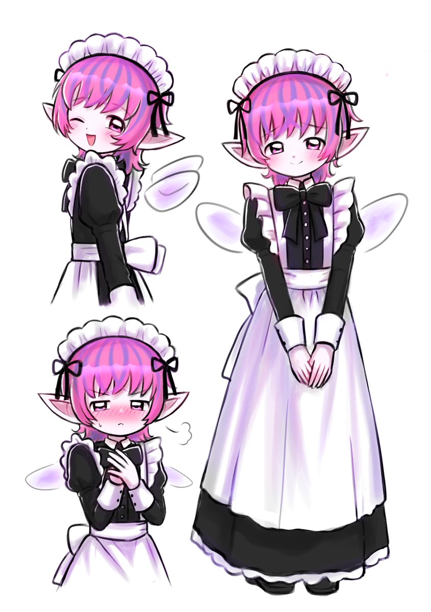 moyashivv's tweet photo. メイドさんえるお https://t.co/HdeJdyFNxO