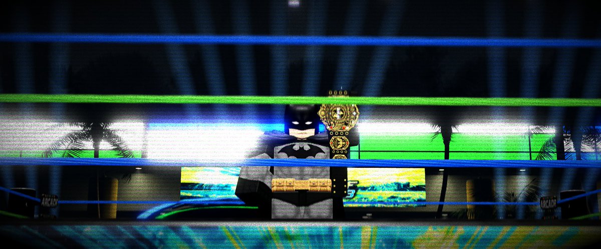WWCROBLOX's tweet photo. BATTLE OF THE WAVES // RECAP

THE SHOCKING REVEAL.

The Batman stands tall after successfully retaining his championship.

But then…

HE TAKES OFF THE MASK.

The entire WWC Universe watches in disbelief as the truth is finally revealed.

BAC DARRIEN HAS RETURNED TO WWC.

And he’s back with a championship around his waist again.

#WWC2026