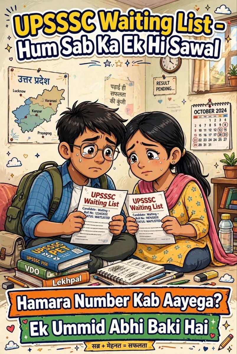 MohanSa74153844's tweet photo. #upssscwaitinglistlagukro
धैर्य रखने का मतलब सिर्फ इंतजार करना नहीं है, बल्कि इंतजार के दौरान अपने दृष्टिकोण (Attitude) को सकारात्मक बनाए रखते हुए फल प्राप्ति के लिए कोशिश करना।" https://t.co/orrTb9sE0b