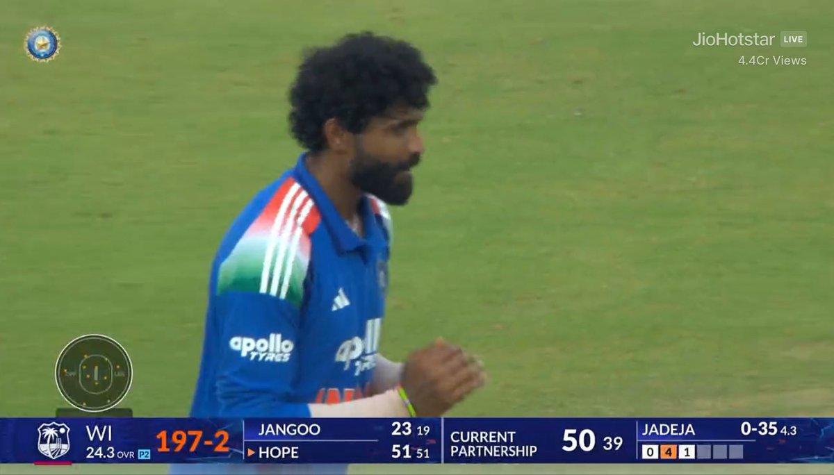 academy_dinda's tweet photo. Jadeja has taken just one wickets in his last eight ODI matches.
What is he doing in the team? https://t.co/zQhrEsPdYL