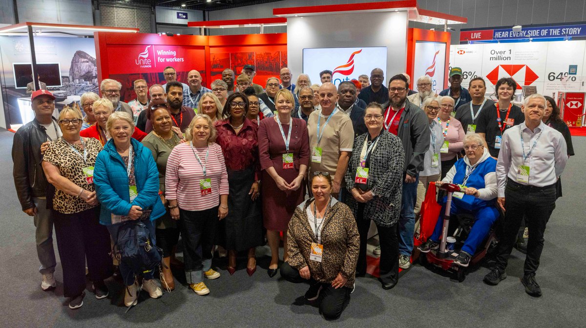UniteSharon's tweet photo. Final day at the @UKLabour Party Conference 2026.
πΈ @unitetheunion β
#LPC26 https://t.co/SiXSEpzNTc