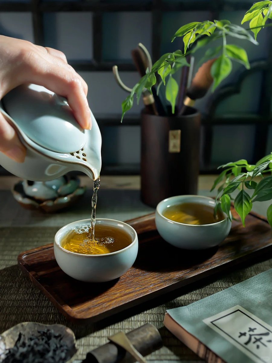 zlixux6479's tweet photo. [Feeling so fresh with every sip from the FangYue Xian tea!  Perfect start to my day!] https://t.co/sdZSpEKMhE