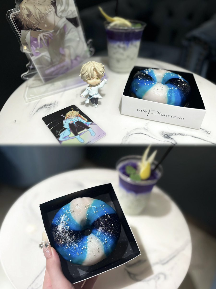 7Cham5's tweet photo. 📍cafe Planetaria TOKYO

宇宙が似合うからたすかるなぁ( ^ω^ )🪐❕💫⭐︎ルカ色���まりルカラー(やかまし)のドリンク美味しかった💜 https://t.co/urrPaKnPtH