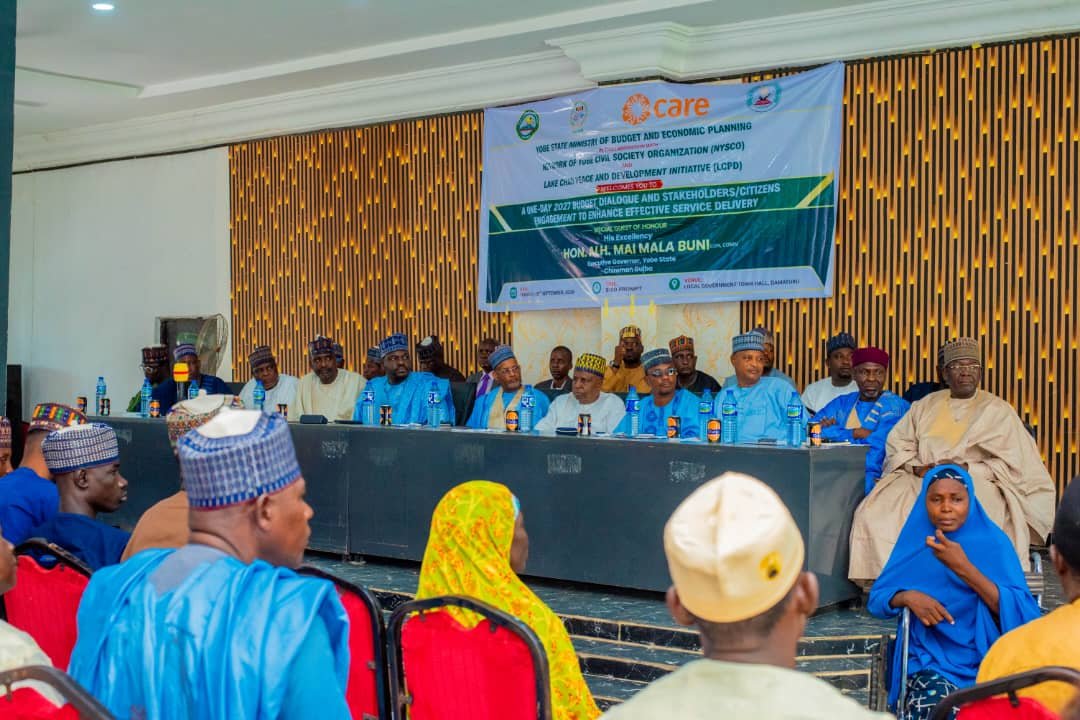 DrGojeM's tweet photo. On Tuesday September 29, 2026. I represented His Excellency, Hon. (Dr.) Mai Mala Buni, CON, COMN, at the opening of the 2027 Citizens’ Engagement and Budget Dialogue in Damaturu.

The dialogue reinforces the Buni administration's commitment to participatory governance by giving citizens, civil society and other stakeholders a meaningful voice in shaping the State’s development priorities.

In His Excellency’s address I presented, emphasis was placed on fiscal realism, accountability, value for money and completion of ongoing projects, with the proposed projected ₦437 billion 2027 budget designed to align expenditure with realistic revenues while consolidating development gains across Yobe State.

This dialogue further demonstrates Governor Buni’s commitment to a government that listens to its people, plans responsibly and delivers on its priorities.

#YobeState #Budget2027 #CitizensEngagement