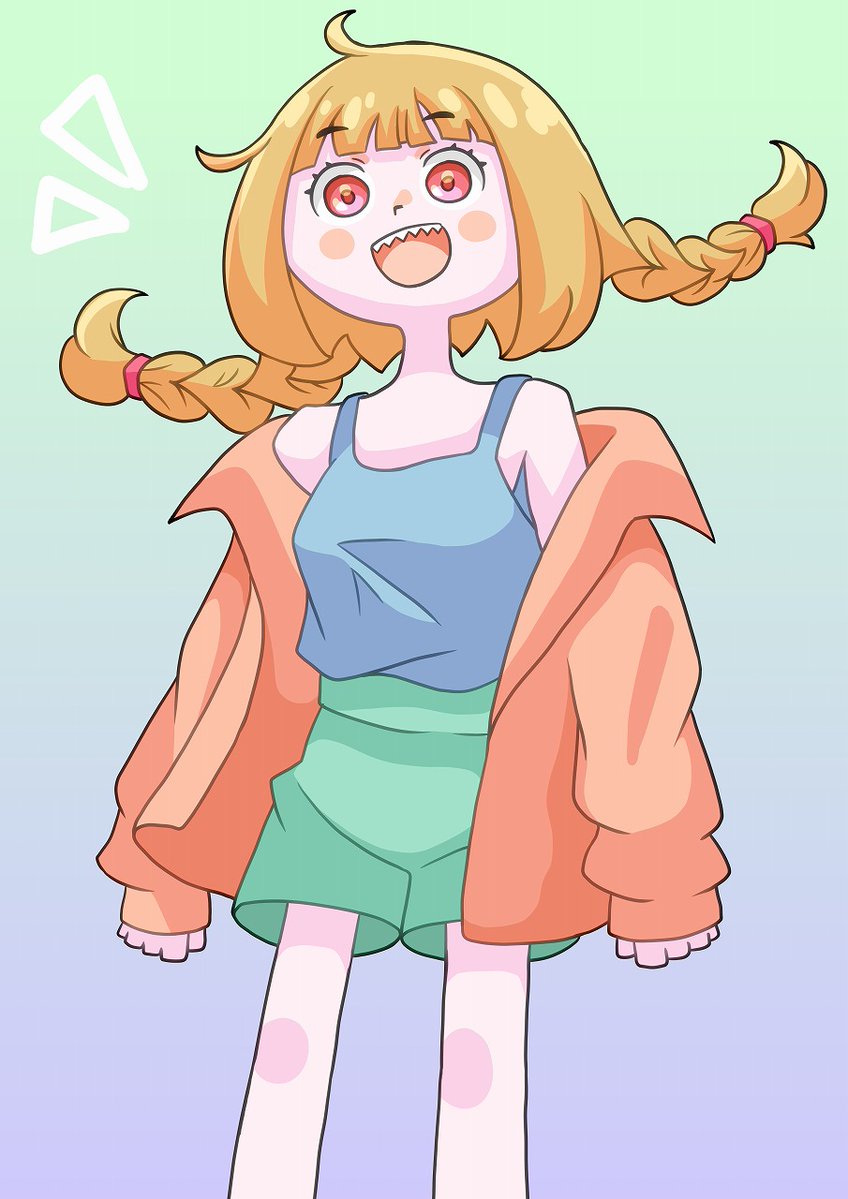 iternil2419's tweet photo. ギザ歯の子

＃元気っ子　＃ツインテール
＃イラスト　＃絵描きさんと繋がりたい https://t.co/nye3kP4oN0