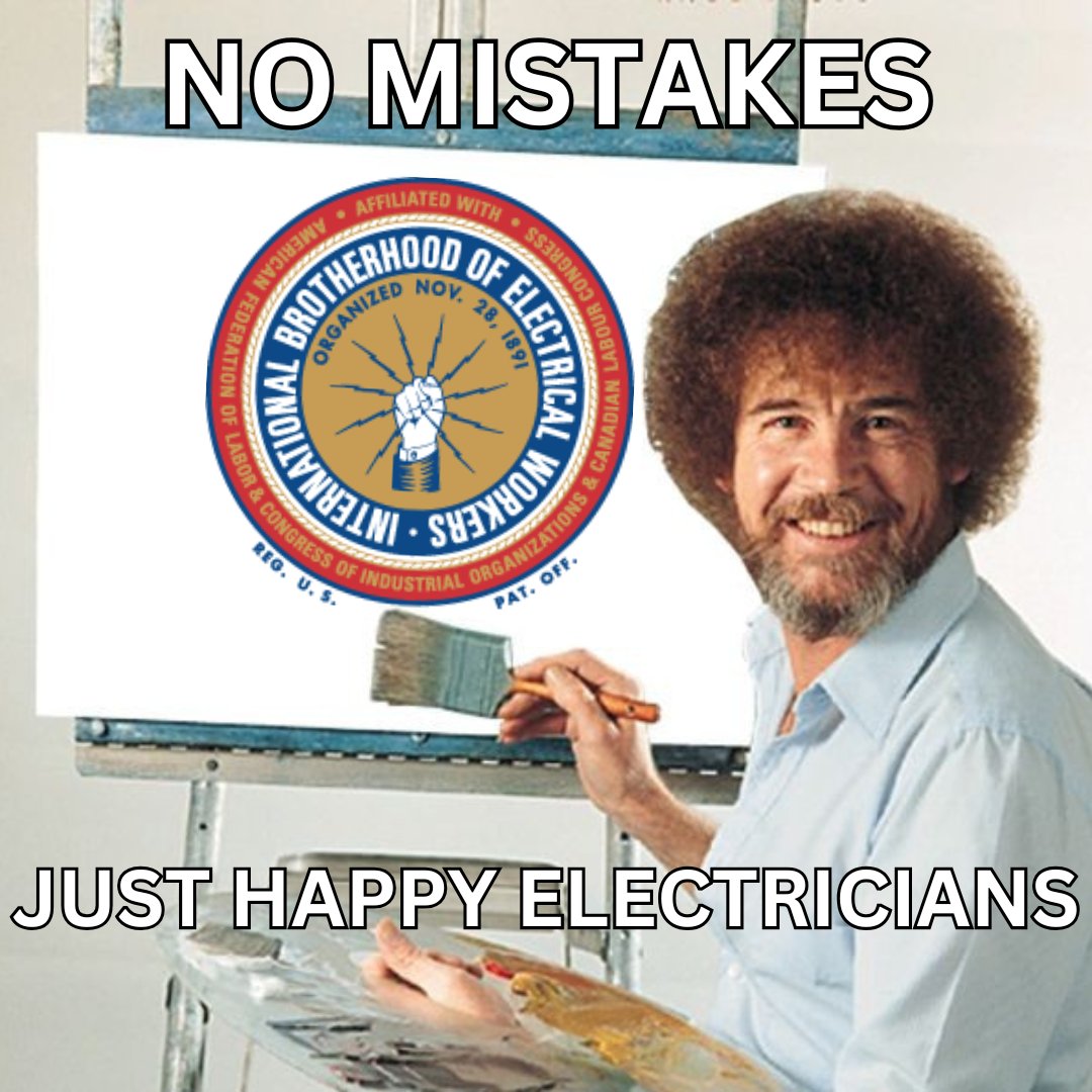 WiElectWorkers's tweet photo. Better pay, better benefits and better jobs create HAPPY electricians! #IBEW
608-716-2870 https://t.co/gvOIPVEYD2