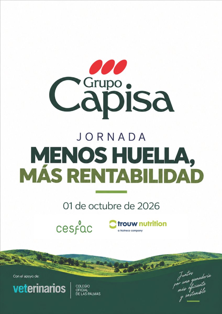 cesfac's tweet photo. Mañana, CESFAC estará presente en “Menos huella, más rentabilidad”, la jornada organizada por Grupo CAPISA sobre sostenibilidad, innovación y competitividad en el sector ganadero.

Nuestra directora técnica, Ana Hurtado, participará como ponente para abordar el marco legislativo https://t.co/fld4KE3tKM