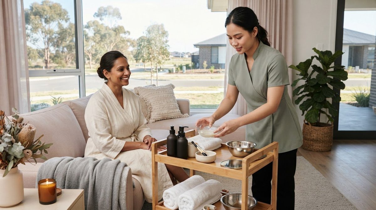 GiggySocial's tweet photo. Why battle traffic across Melbourne’s west just for an appointment when vetted beauty pros can rock up straight to your lounge room?

https://t.co/PjDTIK7Q20 https://t.co/qMqweP0CNG