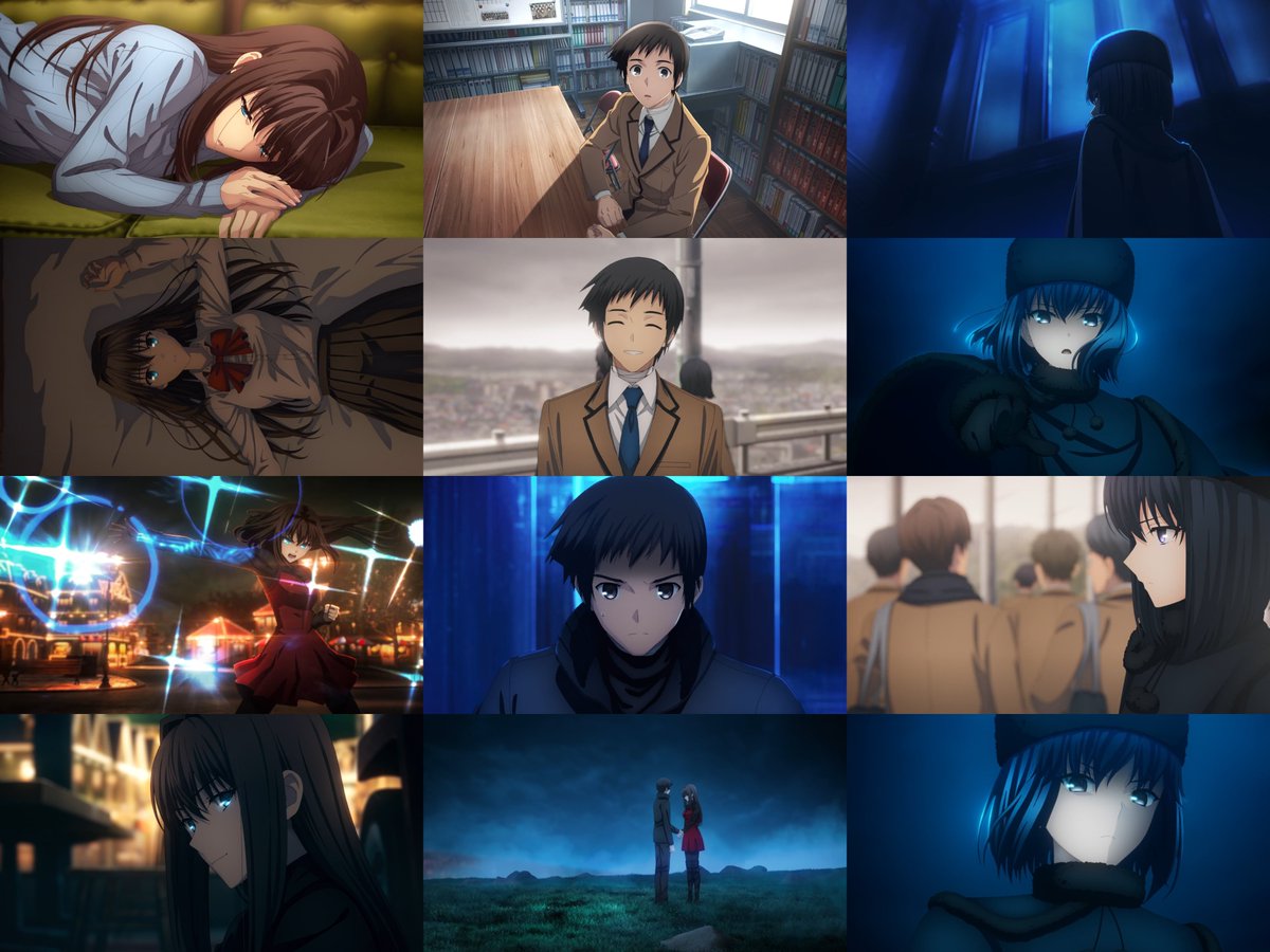 KaroshiMyriad's tweet photo. Mahoutsukai no Yoru final trailer screenshot montage https://t.co/HJc2pv4Wj0