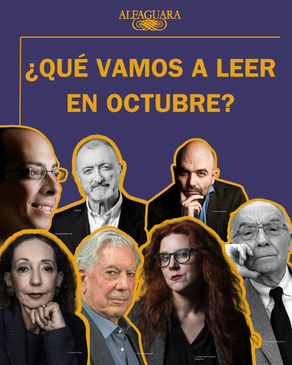 AlfaguaraES's tweet photo. 📚🍂 Octubre llega cargado de novedades a Alfaguara. https://t.co/w1Z1qKVYfw