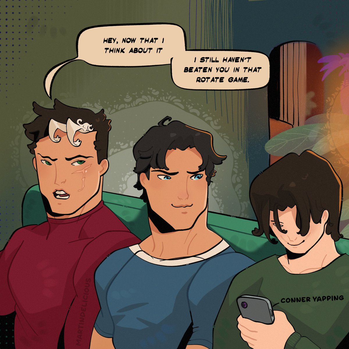 martindelicious's tweet photo. Just some healthy rivalry that totally won't make Jason do anything to get revenge later on...#jasontodd #dickgrayson #timdrake #damianwayne 
Part 1: https://t.co/5Bn5CcPAFX
